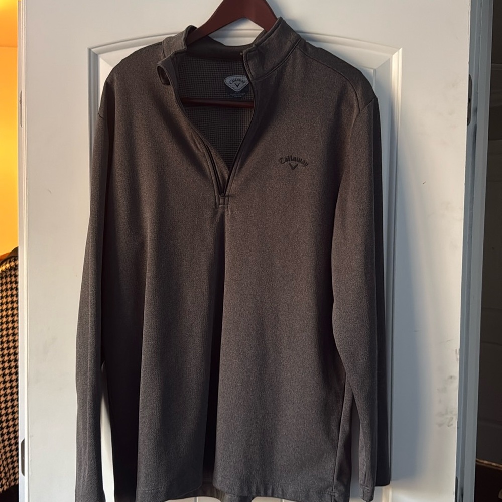 Callaway quarter zip.  L